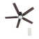Sreeja Smart 5 - Blade LED Ceiling Fan with Remote Control Light Kit, Downrod