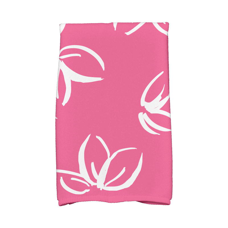 Serviette essuie-mains, Rose