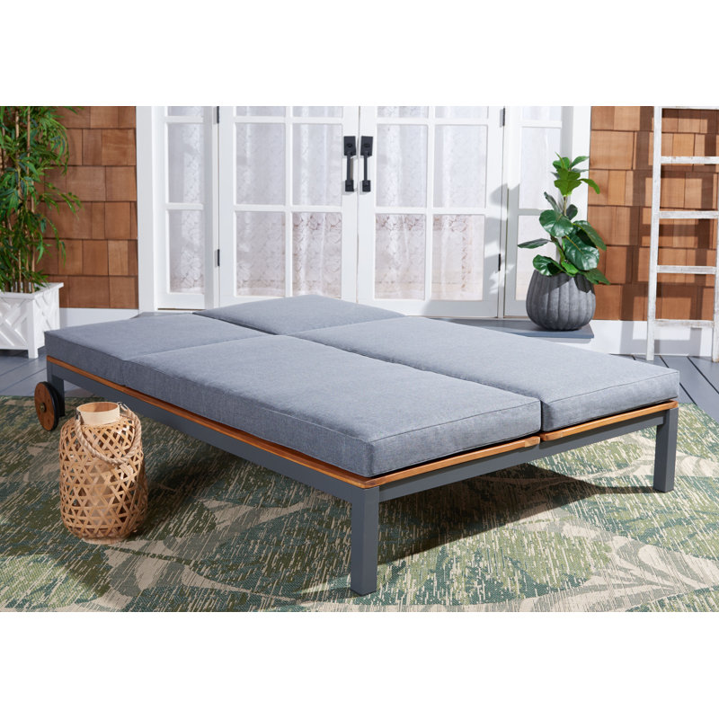 Outdoor Lounge Chair, Gray