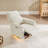 31.8" W Linen Swivel Glider Dual-Power Recliner-429632225