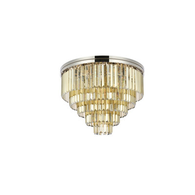 Yazmin Crystal Flush Mount
