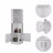 Corner Bar Cabinet, Two External Shelves-1641439530
