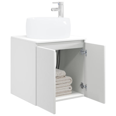 Single Bathroom Vanity with Ceramic Basin