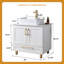 Ensemble de meuble-lavabo simple 30 po blanc moderne