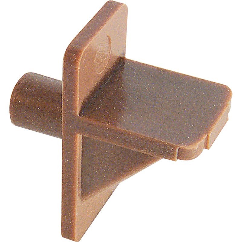 Support de tablette en plastique transparent 1/4 po Prime-Line, Brun