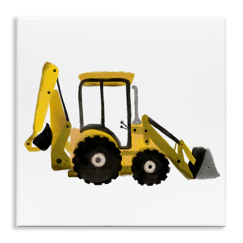 «Yellow Simple Bulldozer» par Elizabeth Medley