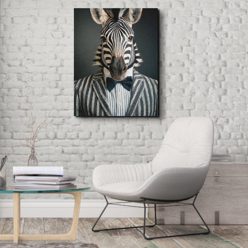 " Zebra ", 32" H x 26" W