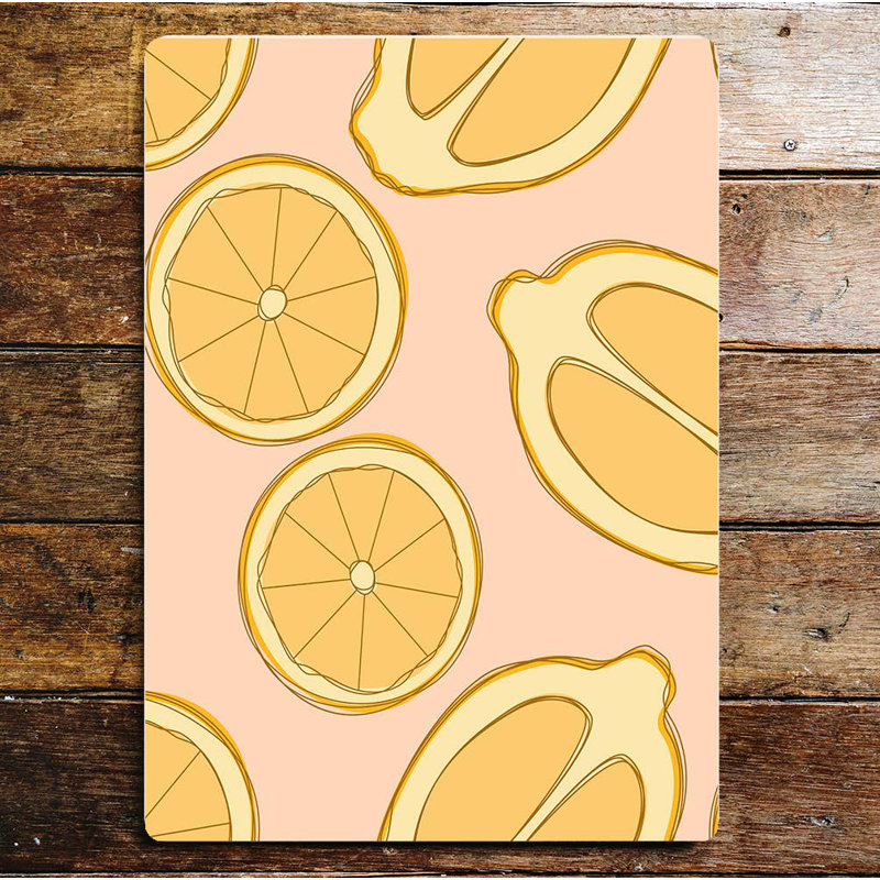 Handmade Food & Beverage Wall Decor on Metal, 20cm H x 15cm W