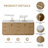 Adela 84'' Double Bathroom Vanity with Cultured Marble Top-1281344187-1281344185-1289208035