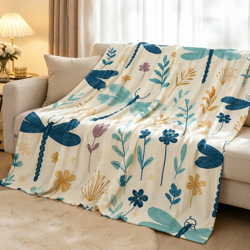 Jeté douillet en flanelle Cozy, L 60 po x l 50 po