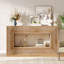 59-Inch Long Console Table,Natural Sofa Table with Storage for Entryway-1615424998