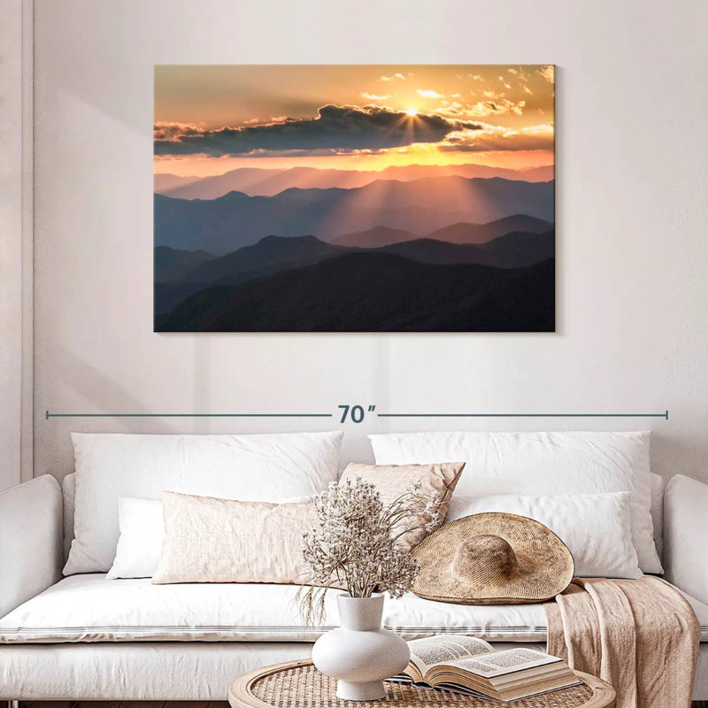 Alvord Sunrise At The Blue Ridge, H 30 po x l 45 po