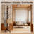Freestanding Coat Rack With 8 Hooks, Solid Wood Hall Tree Heavy Duty Design, 240Lb Weight Capacity For Entryway, Hallway, Bedroom, And Office Use