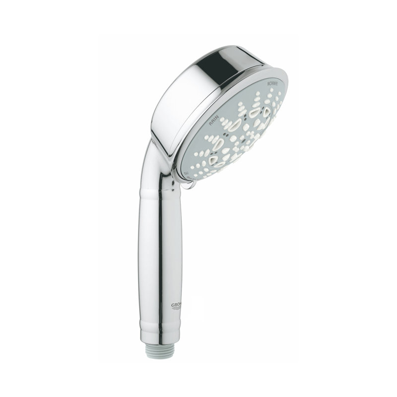 Relexa® Champagne Rain Handheld Shower Head with SpeedClean Nozzles, Chrome