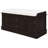 Linen Blend Upholstered Storage Bench-1202489368