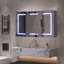Rectangle Wall Mirror with Cabinet