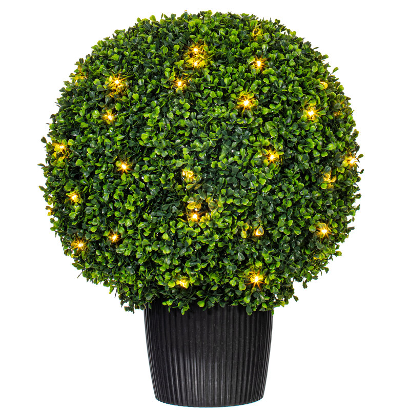 Topiaire 20 '' en faux buis en pot