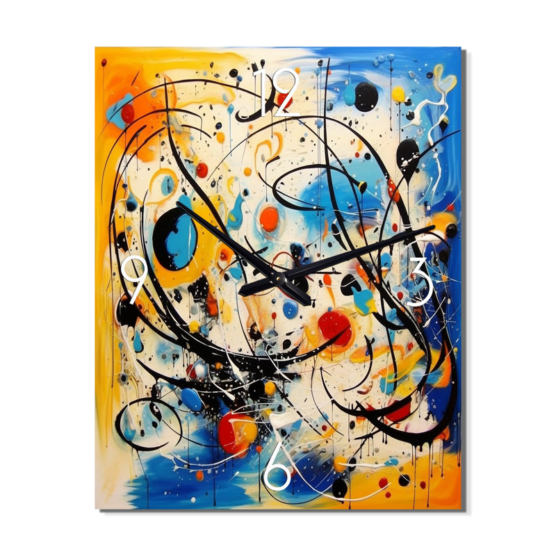 Horloge murale surdimensionnée All That Jazz, H 28 po x l 12 po x P 1 po