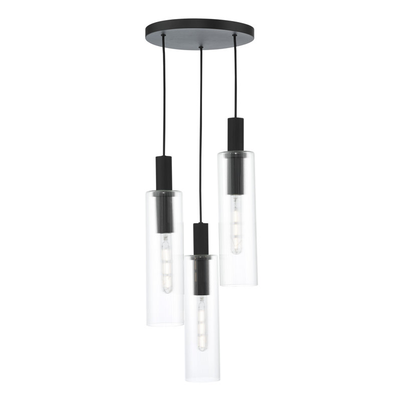 Cordel 3 - Light Pendant, Satin Black