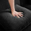 Canapé sans accoudoirs Martha avec coussin en velours côtelé noir-244870380
