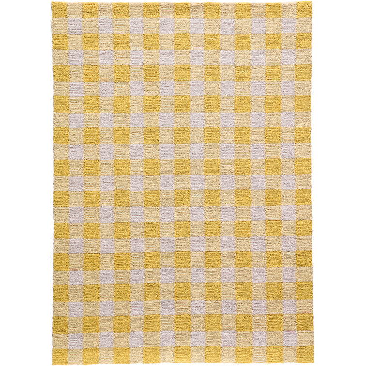 Zager Hand Hooked Plaid Indoor Rug