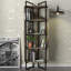 Bibliothèque de coin standard H 70,87 "x l 25,2" Isham