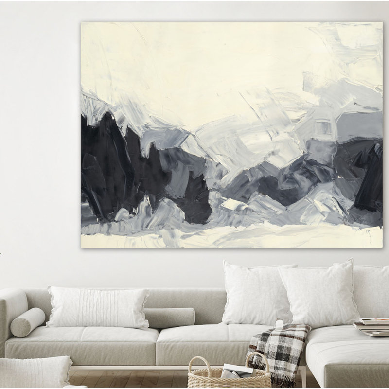 «Winter White» par Julie Devine, reproduction d'art sur toile tendue
