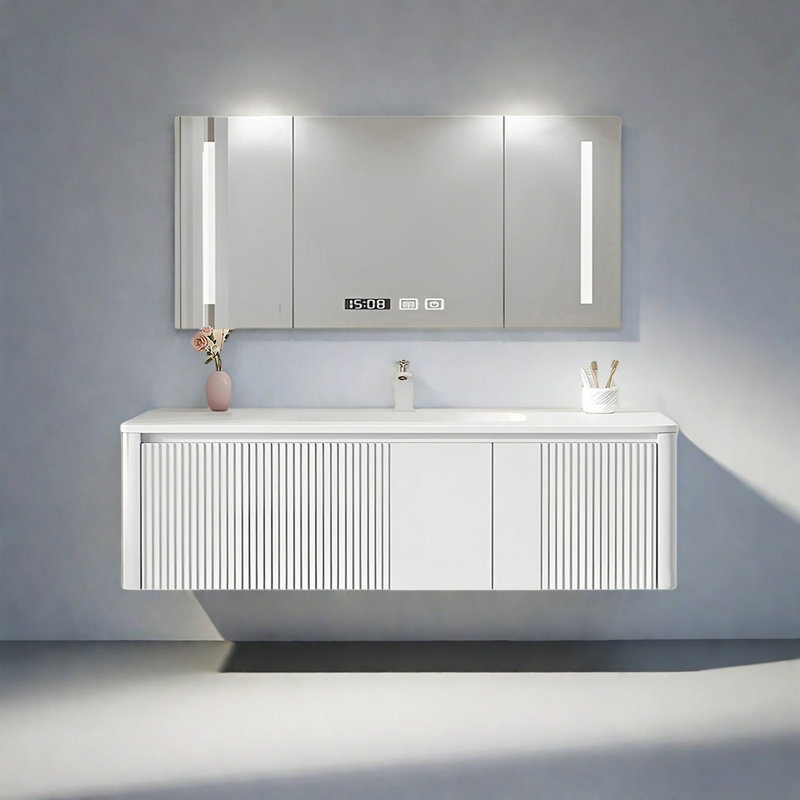 Armoire de salle de bain French, Blanc