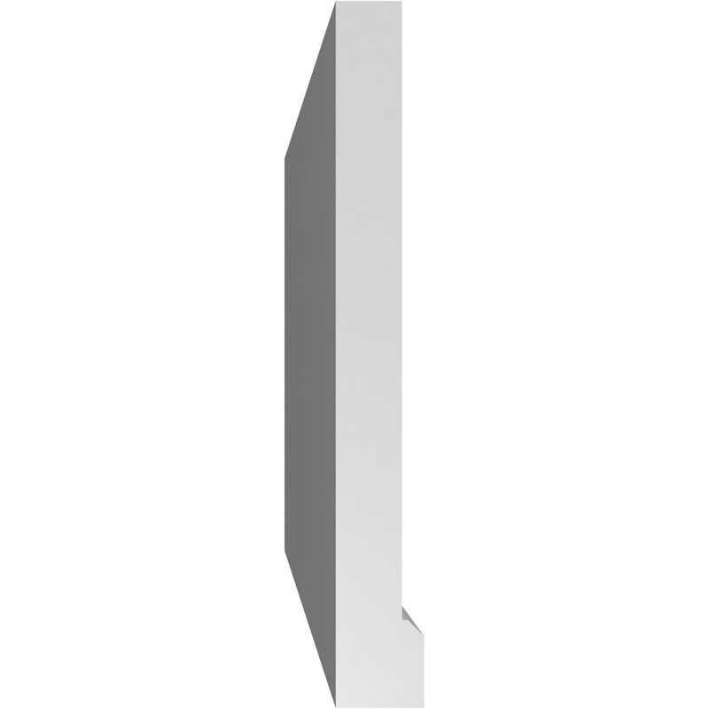 Cadre de seuil Brickmould, brun clair apprêté, H 16 po x l 36 po x P 2 po