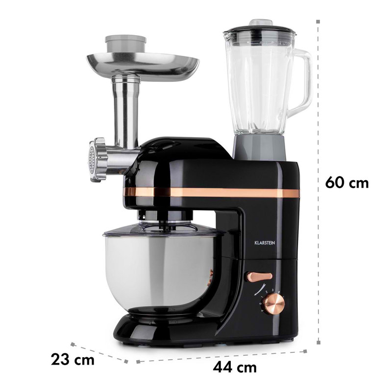 Klarstein Lucia 6 Speed 5L Stand Mixer, Black