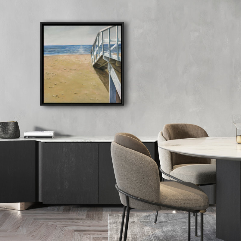 " Seaside Landscape ", 24" H x 24" W