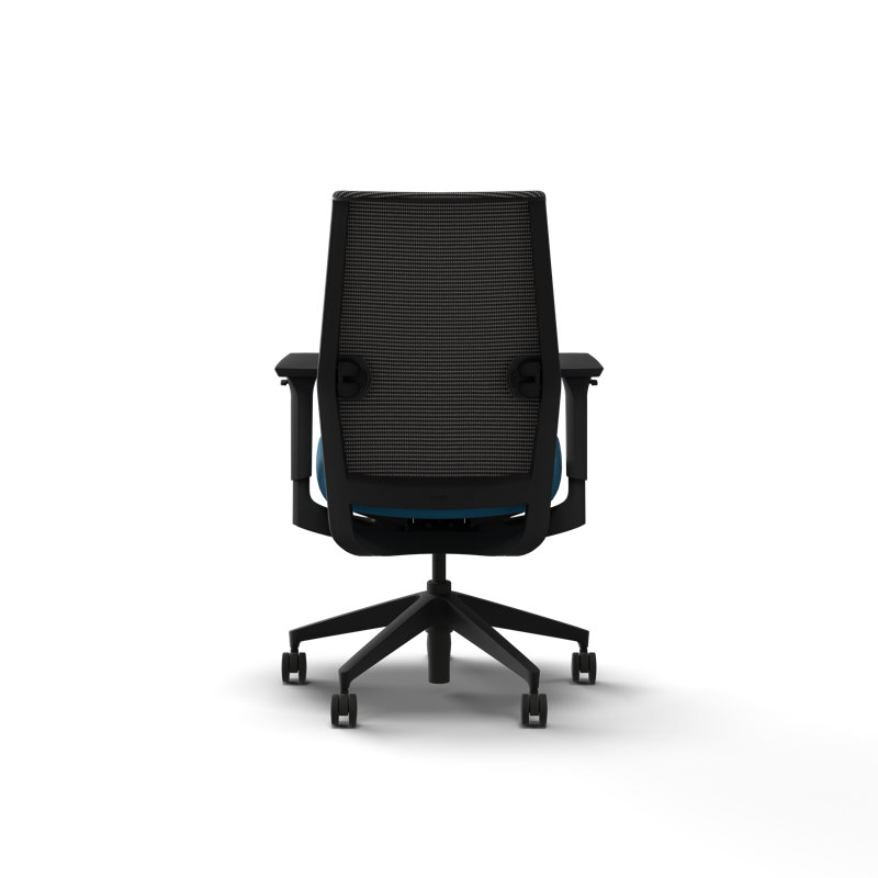 Chaise de bureau ergonomique en filet HON, Paon, Noir