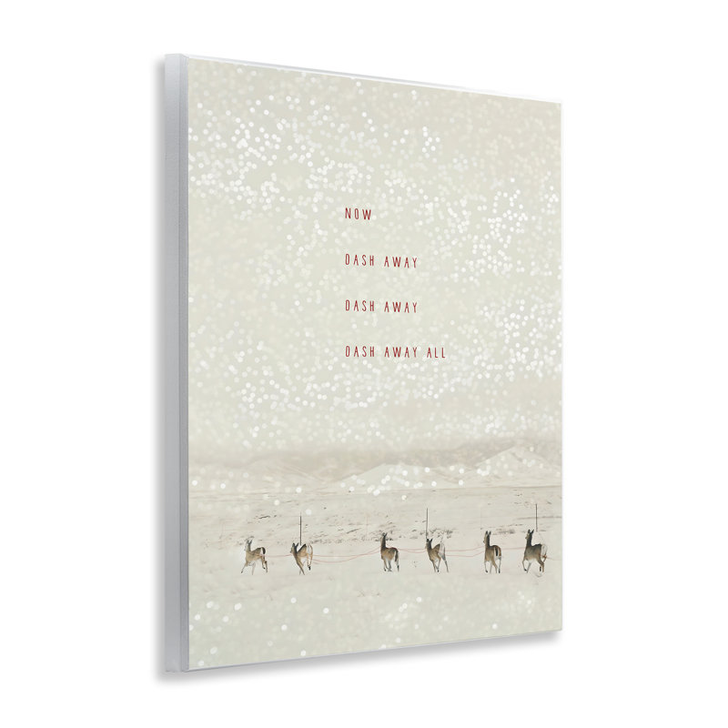 «Dash Away Winter Poem» par Rhonda Addison