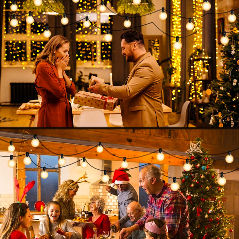 Aliva 1158.2cm 18 - Bulb Festoon Lights String Light (End to End Connectable)