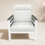Fauteuil club d'extérieur en métal avec coussin Sunbrella Townsend-116488614