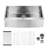 33"X21"X10" Sink - Stainless Steel, Single Bowl, Dent-, Rust & Stain- Basin Aspect, Easy To Maintain, , 16 Gauge, Brushed Nickel Style Surface Treatment Feature, Wipe, Gauge