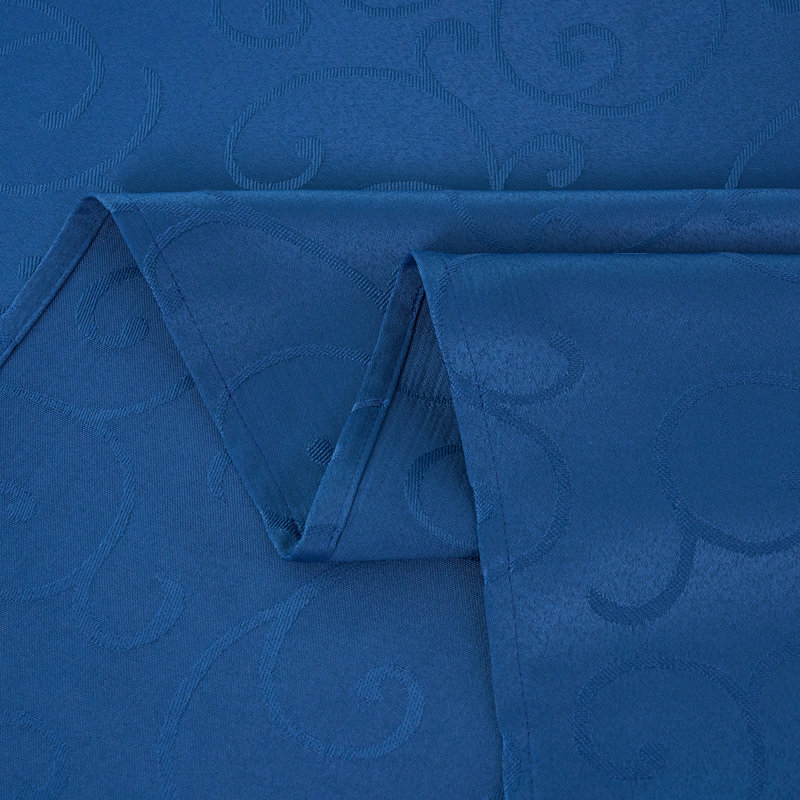 Nappe Ceria, Bleu, Rectangle de 120 po