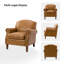 Farleigh Faux Leather Armchair-182266375