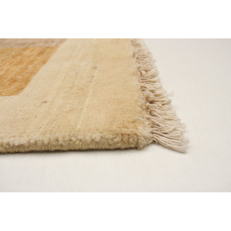 Taylor-Jake One-of-a-Kind 4' X 4'1 New Age Wool Area Rug in Yellow