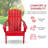 Grandview Solid Wood Adirondack Chair-378284780