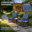 Bistro Set,Balcony Furniture Set,3 Piece Wicker Patio Furniture Set-185582407