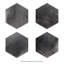 Hex industrielle de 8 1/2 po X 9-7 / 8 po Carreau en porcelaine d'aspect moderne-87777196