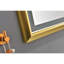 Miroir de salle de bain 72 po x 48 po à DEL avec cadre en aluminium, miroir de meuble-lavabo mural, anti-buée, mémoire, 3 couleurs, réglable en continu