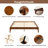 12 Inch King Size Solid Dry Bamboo Wood Platform Bed Frame, With Wood Slat Support, No Box Spring Needed, Easy Assembly-1112210030-1112210028