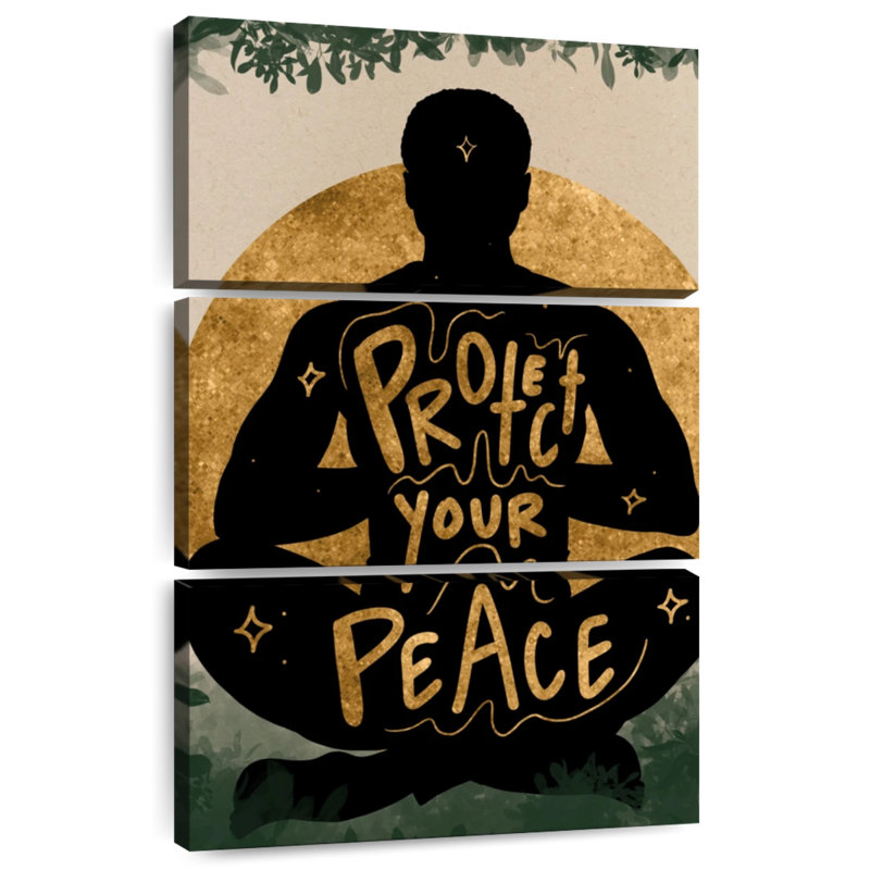 Tergel Protect Your Peace, 45" H x 28" W