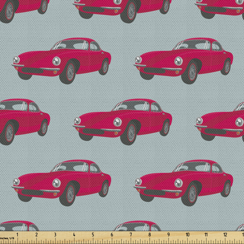Tissu Ambesonne Cars, l 58 po x L 180 po