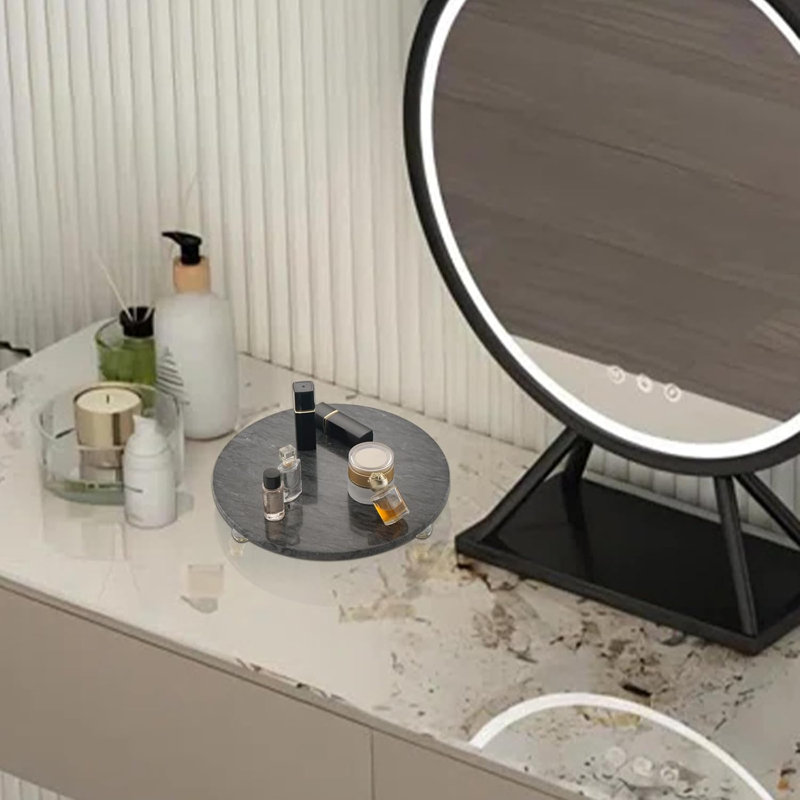 Natural Marble Round Tray
