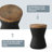 Kanab Concrete Side Table-1757317164