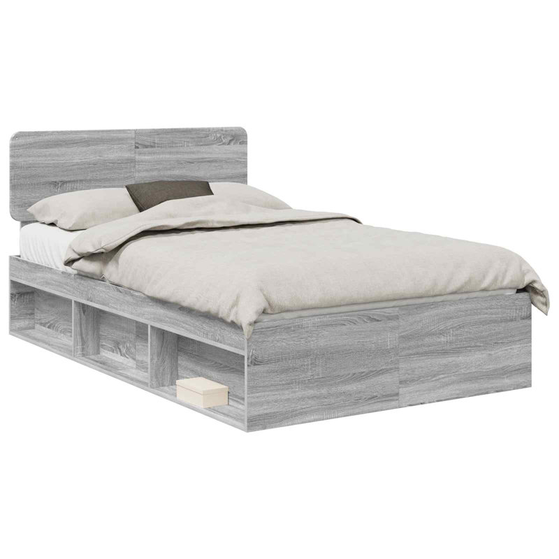 Solid Wood Bed, Kingsize (5'), White