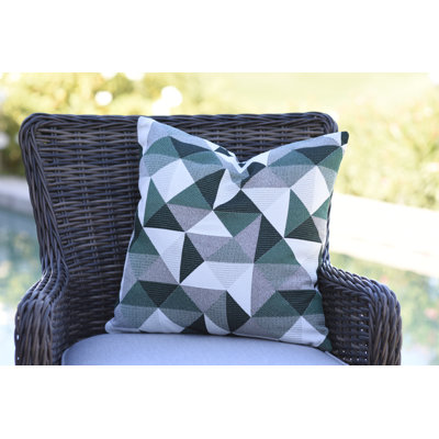 Pacifica Geometric Indoor/Outdoor Throw Pillow